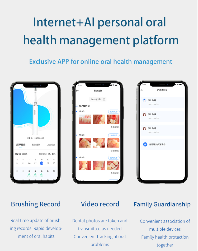 AI intelligent electric toothbrush leads the development of the brush industry